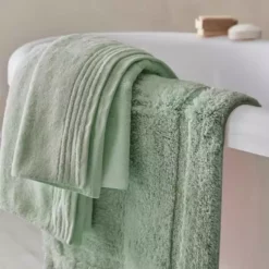 Dorma Tencel Sumptuously Soft Grey Green Towel -Dunelm Sales Store 30727536 alt02