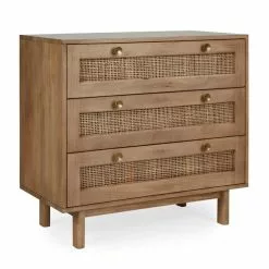 Dunelm Indi 3 Drawer Chest, Mango Wood -Dunelm Sales Store 30727645 alt02