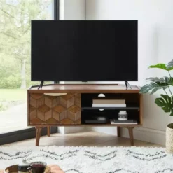 Dunelm Hex Corner TV Stand