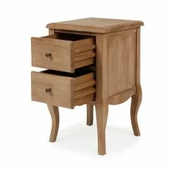 Dunelm Giselle 2 Drawer Bedside Table, Mango Wood -Dunelm Sales Store 30727655 alt03