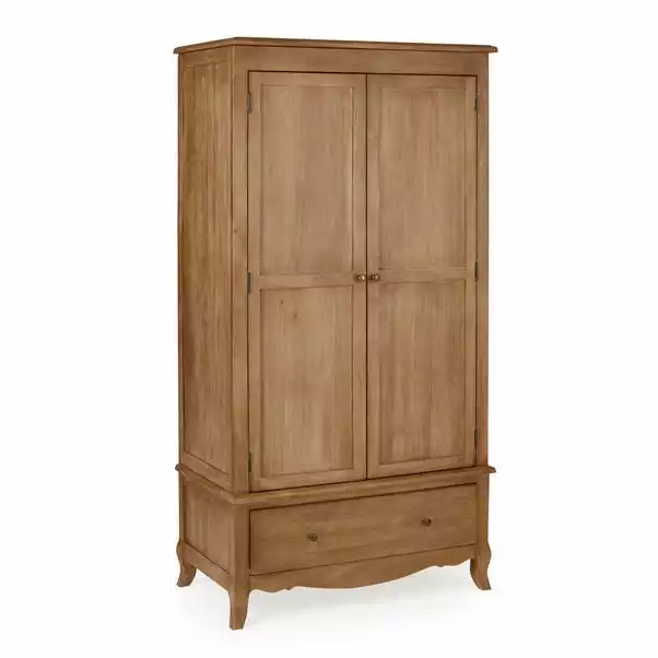 Dunelm Giselle Double Wardrobe, Mango Wood 2 Dunelm Giselle Double Wardrobe, Mango Wood - Image 2