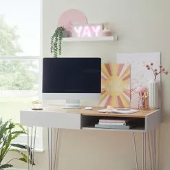 Dunelm Penelope Grey Hairpin Desk -Dunelm Sales Store 30729071 alt02