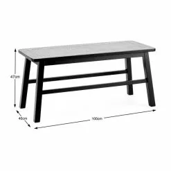 Dunelm Franco Cane Dining Bench -Dunelm Sales Store 30729257 alt09