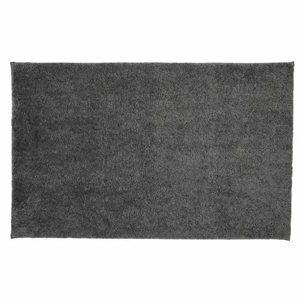 Dunelm Ultimate Dark Grey 100% Recycled Polyester Anti Bacterial Bath Mat 2 Dunelm Ultimate Dark Grey 100% Recycled Polyester Anti Bacterial Bath Mat - Image 2
