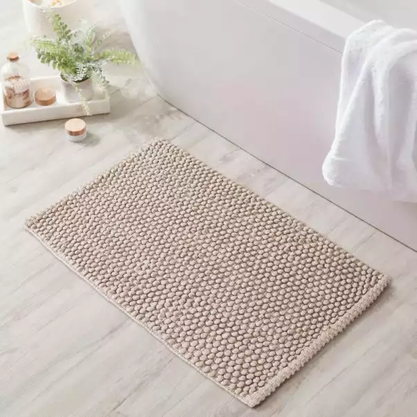 Dunelm Organic Cotton Mushroom Bobble Bath Mat 1 Dunelm Organic Cotton Mushroom Bobble Bath Mat