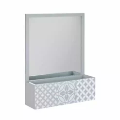 Dunelm Purity Geo Tile Grey Bathroom Mirror -Dunelm Sales Store 30729415 alt02