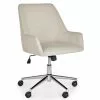 Dunelm Elliott Natural Fabric Office Chair