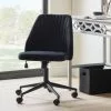 Dunelm Mya Velvet Office Chair