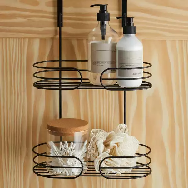 Dunelm Bathroom Basics Two Tier Over Door Caddy 1 Dunelm Bathroom Basics Two Tier Over Door Caddy