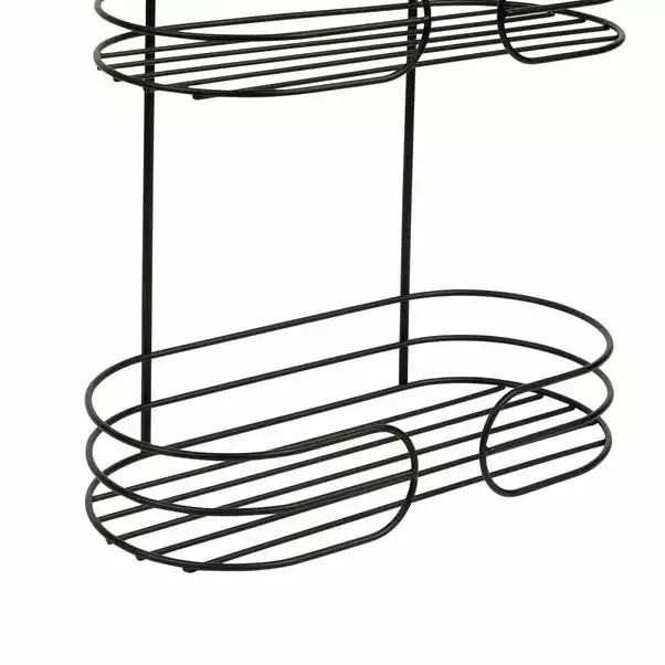 Dunelm Bathroom Basics Two Tier Over Door Caddy 5 Dunelm Bathroom Basics Two Tier Over Door Caddy - Image 5