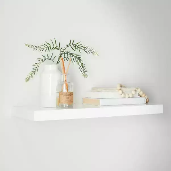 Dunelm White Floating Shelf 1 Dunelm White Floating Shelf