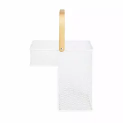 Dunelm Metal Mesh Stair Basket White 8 Dunelm Metal Mesh Stair Basket White -Dunelm Sales Store 30733568 alt03