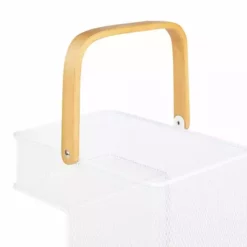 Dunelm Metal Mesh Stair Basket White 9 Dunelm Metal Mesh Stair Basket White -Dunelm Sales Store 30733568 alt04