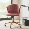 Dunelm Kendall Velvet Office Chair