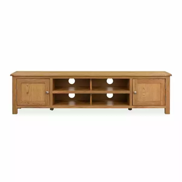 Dunelm Bromley Extra Wide Oak TV Unit 2 Dunelm Bromley Extra Wide Oak TV Unit - Image 2