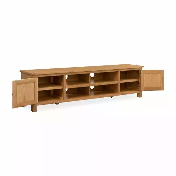 Dunelm Bromley Extra Wide Oak TV Unit 4 Dunelm Bromley Extra Wide Oak TV Unit - Image 4