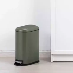 10L Elements Tall Slim Pedal Bin