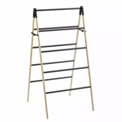 Dunelm Ladder Bamboo Matt Black Indoor Airer -Dunelm Sales Store 30734920 alt04