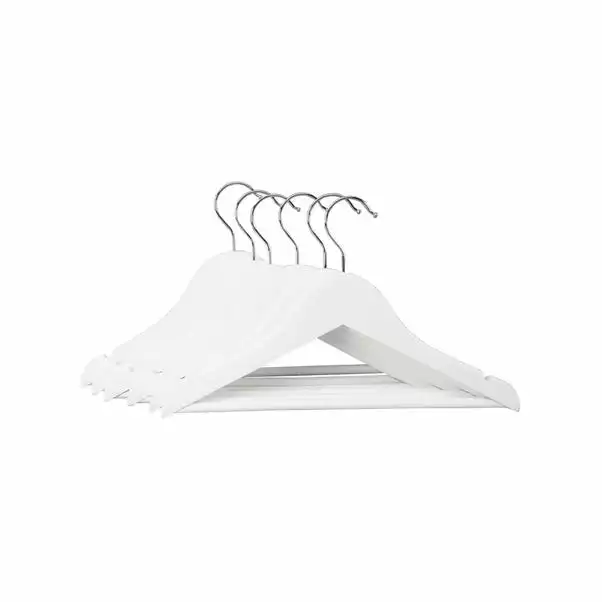 Dunelm Pack Of 6 Kid's Wooden Hangers 1 Dunelm Pack Of 6 Kid's Wooden Hangers