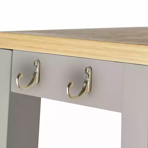 Dunelm Bromley Corner Coat Stand Grey 5 Dunelm Bromley Corner Coat Stand Grey - Image 5