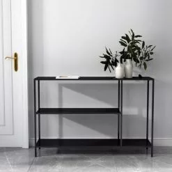 Dunelm Black Console Table Shelving Unit -Dunelm Sales Store 30737073 alt05