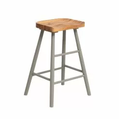 Dunelm Alaina Grey Bar Stool