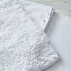 White Dorma Memory Foam Bath Rug -Dunelm Sales Store 30738599 alt03