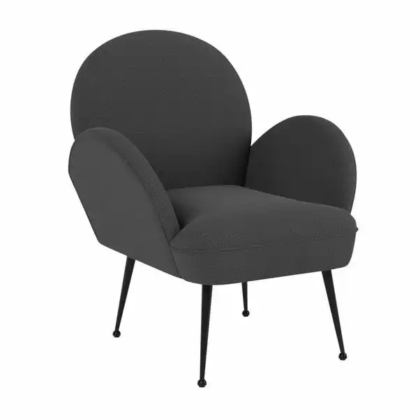 Dunelm Kit Boucle Accent Chair 2 Dunelm Kit Boucle Accent Chair - Image 2