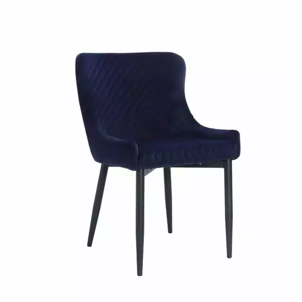 Dunelm Montreal Set Of 2 Velvet Dining Chairs 3 Dunelm Montreal Set Of 2 Velvet Dining Chairs - Image 3