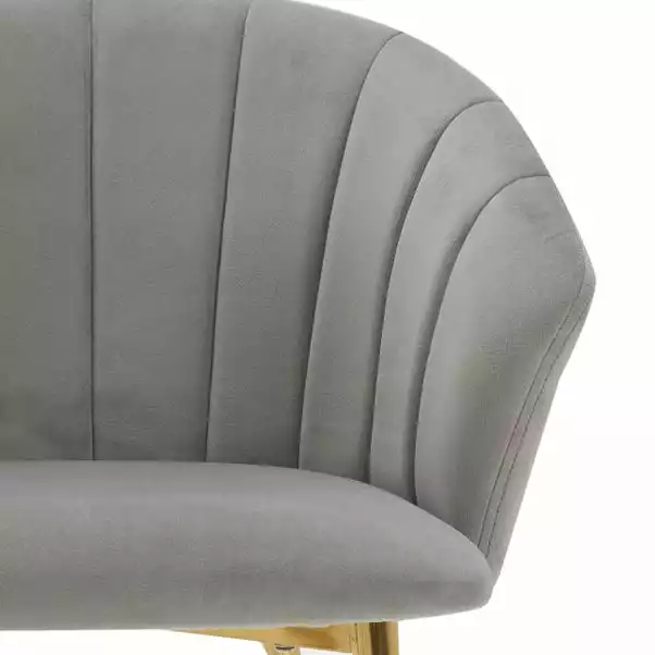 Dunelm Kendall Velvet Carver Dining Chair 6 Dunelm Kendall Velvet Carver Dining Chair - Image 6