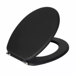 Mainstream By Aqualona Black Soft Touch Toilet Seat