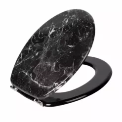 Mainstream By Aqualona Dark Marble Toilet Seat
