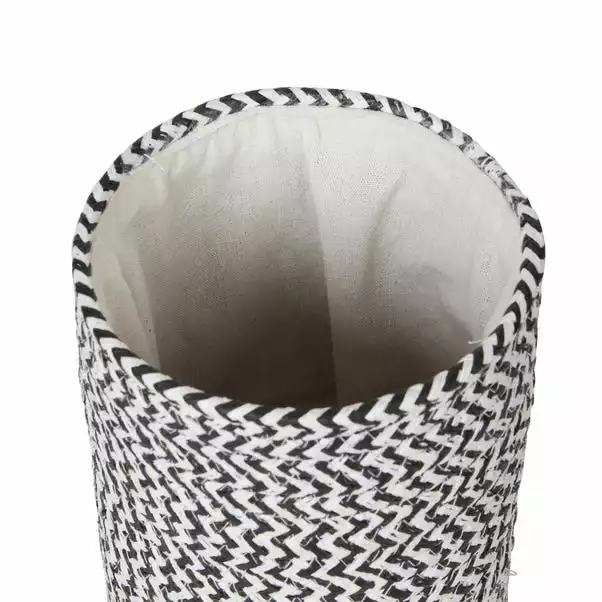Dunelm Paper Black Woven Toilet Roll Storage 4 Dunelm Paper Black Woven Toilet Roll Storage - Image 4