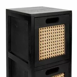 Dunelm French Cane Black 2 Drawer Unit -Dunelm Sales Store 30747344 alt04