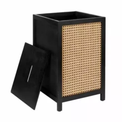 Dunelm French Cane Black Laundry Hamper -Dunelm Sales Store 30747345 alt03