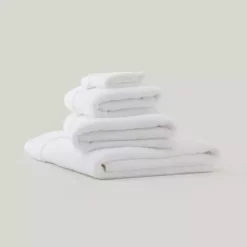 The Edited Life Naturally Soft White Towel 6 The Edited Life Naturally Soft White Towel -Dunelm Sales Store 30747355 alt02