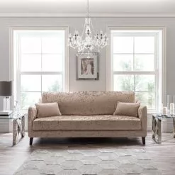 Dunelm Crushed Velvet Three Seater Sofa Cover