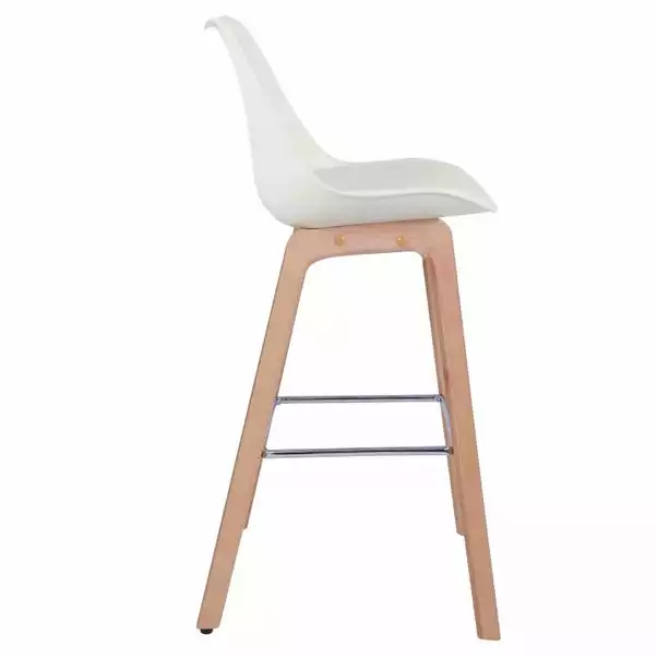 Dunelm Erik Bar Stool With White Back 4 Dunelm Erik Bar Stool With White Back - Image 4