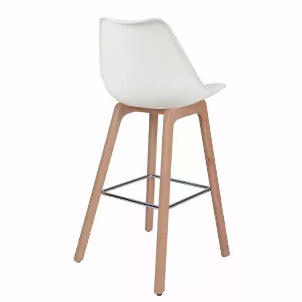 Dunelm Erik Bar Stool With White Back 5 Dunelm Erik Bar Stool With White Back - Image 5
