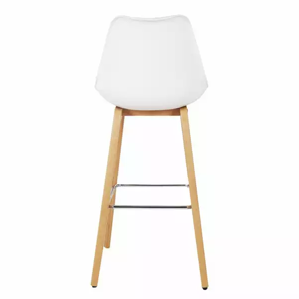 Dunelm Erik Bar Stool With White Back 6 Dunelm Erik Bar Stool With White Back - Image 6