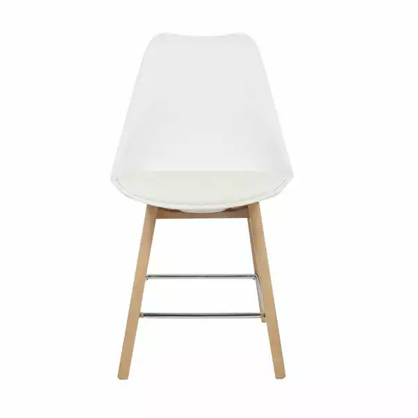 Dunelm Erik White Dining Chair 3 Dunelm Erik White Dining Chair - Image 3