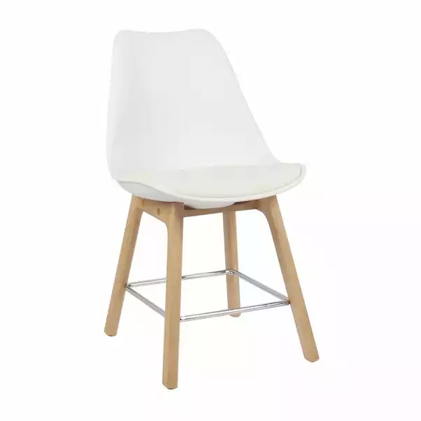 Dunelm Erik White Dining Chair 4 Dunelm Erik White Dining Chair - Image 4
