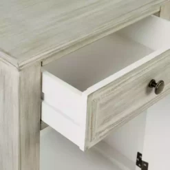Dunelm Lucille 1 Drawer & 1 Door Bedside Table, White Wash -Dunelm Sales Store 30748018 alt05