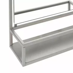 Dunelm London Brushed Chrome Effect Wall Mirror, 34x64cm -Dunelm Sales Store 30748115 alt03