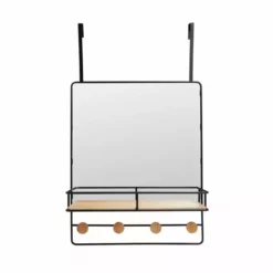 Dunelm Black Overdoor Mirror, 55x44cm -Dunelm Sales Store 30748116 alt03