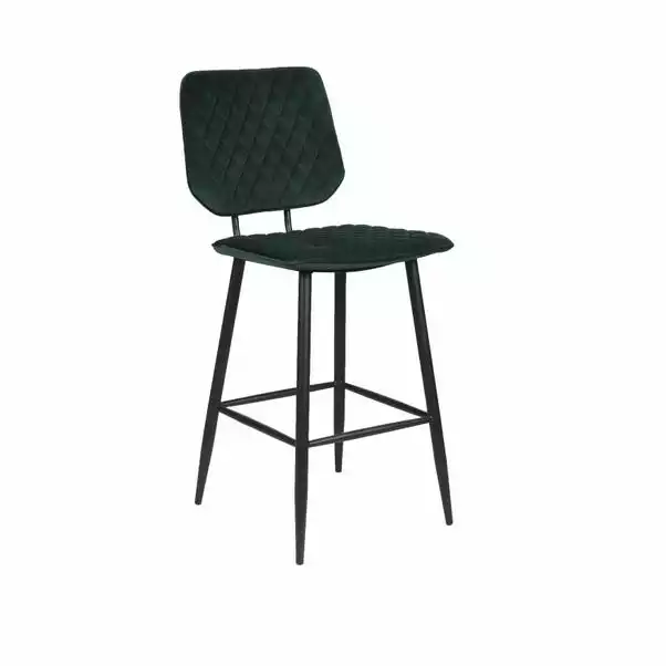 Dunelm Austin Velvet Bar Stool 2 Dunelm Austin Velvet Bar Stool - Image 2