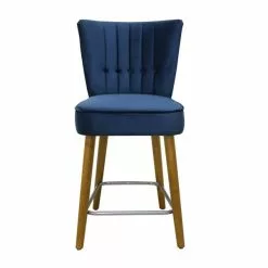 Dunelm Isla Velvet Bar Stool -Dunelm Sales Store 30748290 alt03