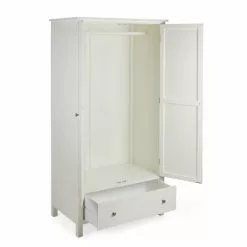 Dunelm Samira Double 1 Drawer Wardrobe, White -Dunelm Sales Store 30749089 alt04