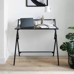 Dunelm Evelyn Black Folding Desk
