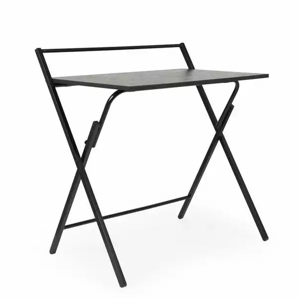 Dunelm Evelyn Black Folding Desk 6 Dunelm Evelyn Black Folding Desk - Image 6